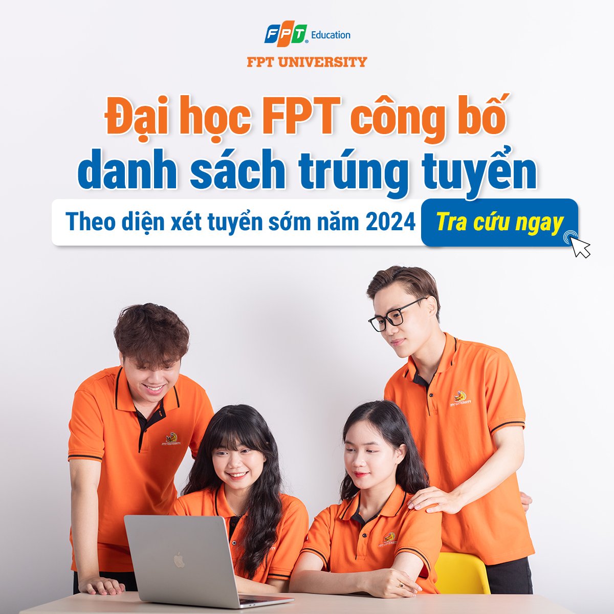 Đại học FPT chính thức công bố danh sách trúng tuyển diện xét tuyển sớm năm 2024