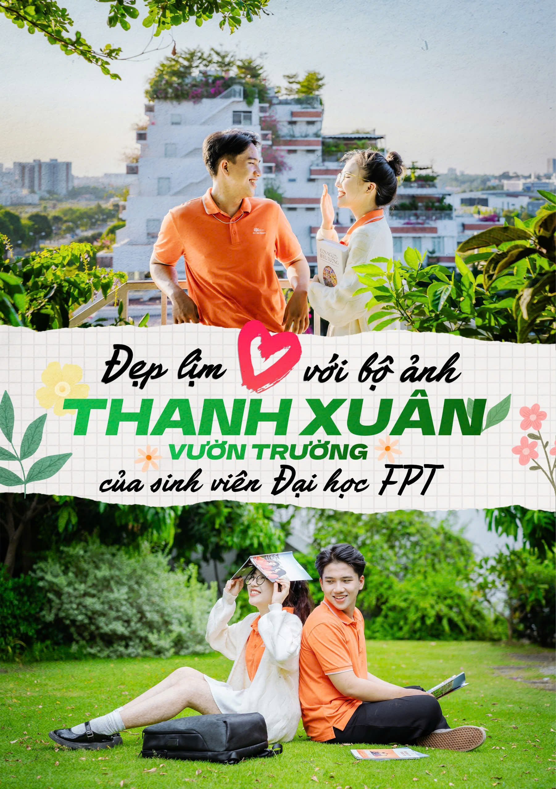 Đẹp lịm tim với bộ ảnh thanh xuân vườn trường của sinh viên Đại học FPT